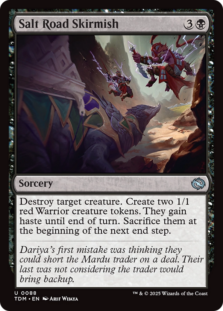 Salt Road Skirmish (88) [Tarkir: Dragonstorm] foil - Deck Out Gaming