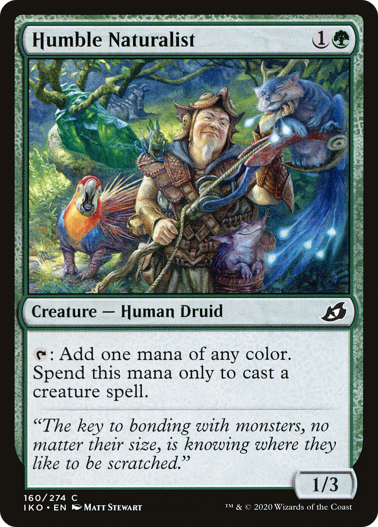 Humble Naturalist (160) [Ikoria: Lair of Behemoths] - Deck Out Gaming