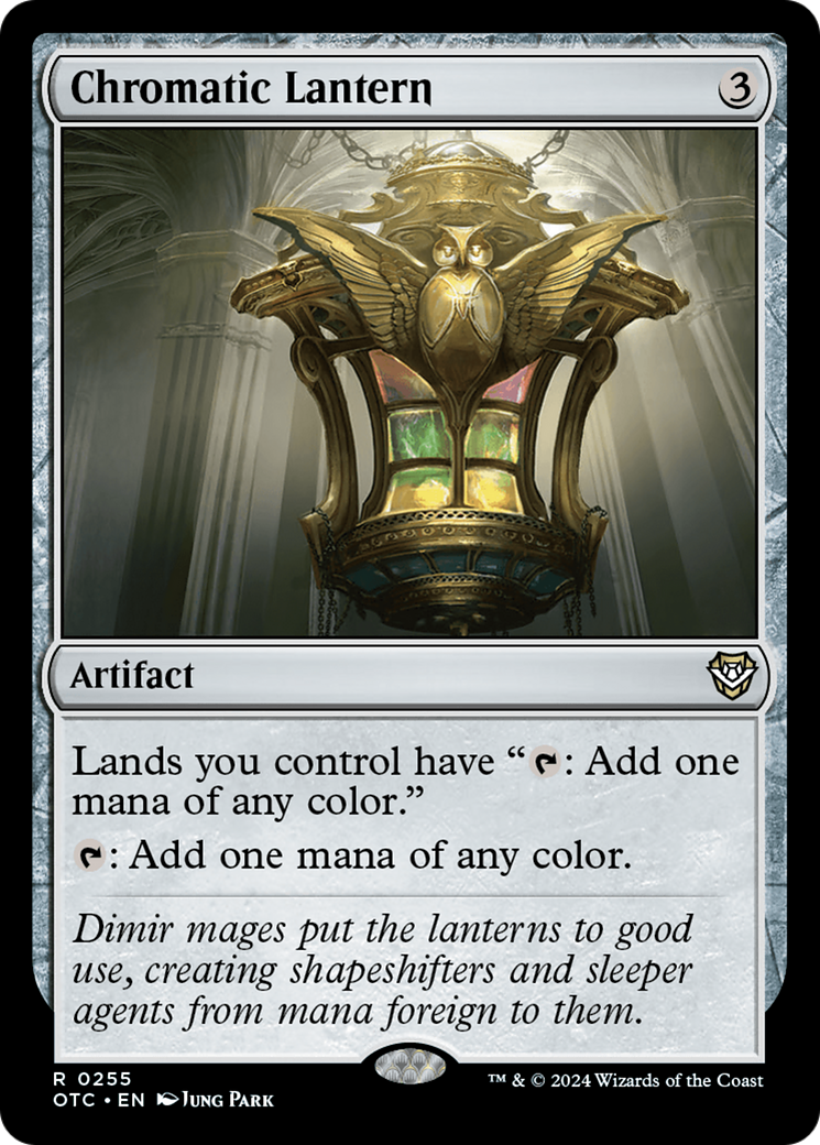 Chromatic Lantern (255) [Outlaws of Thunder Junction Commander] - Deck Out Gaming