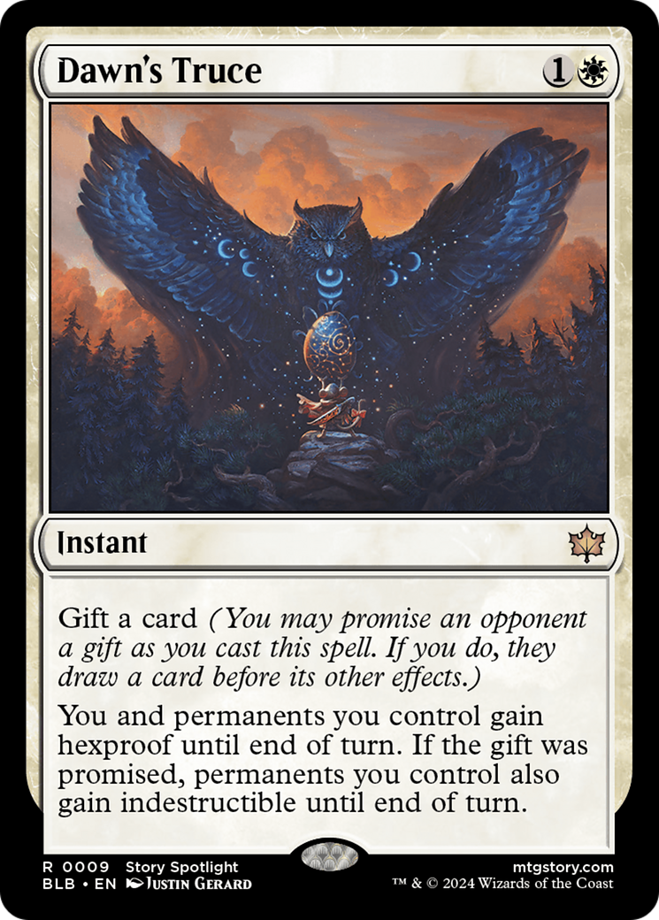 Dawn's Truce (9) [Bloomburrow] foil - Deck Out Gaming