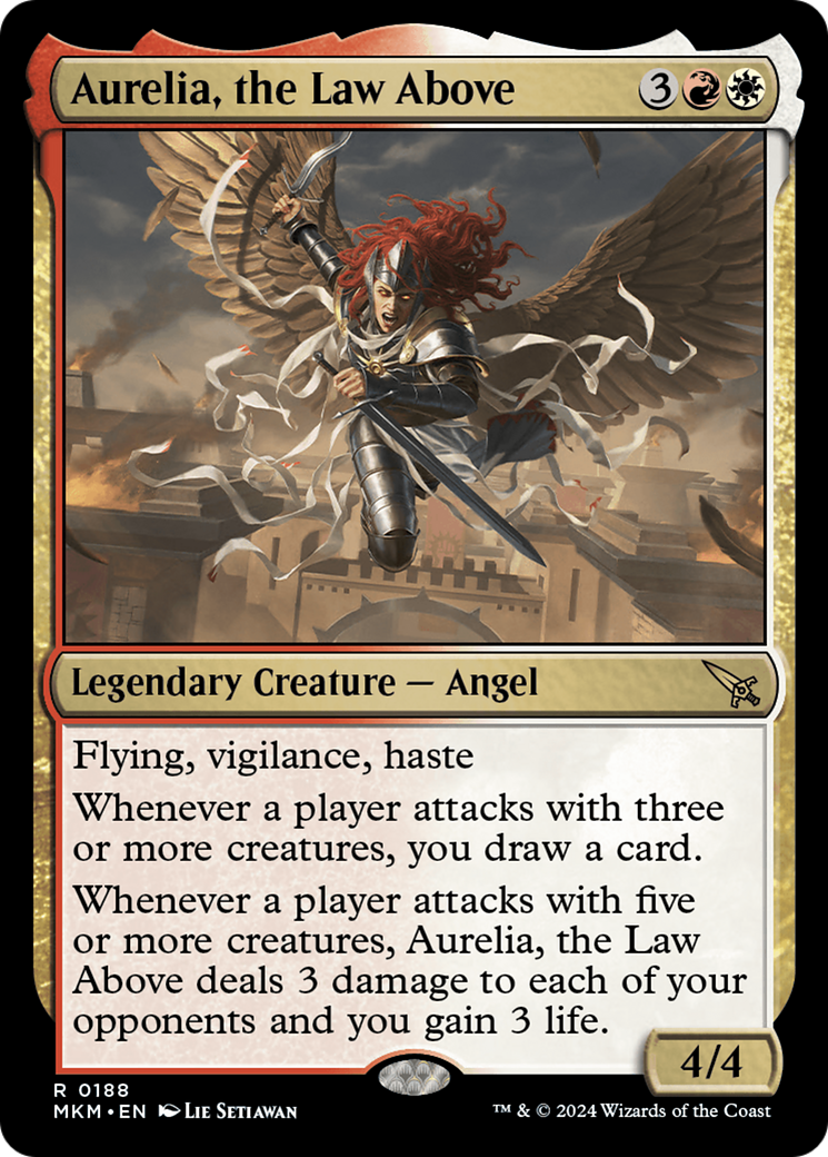 Aurelia, the Law Above (188) [Murders at Karlov Manor] foil - Deck Out Gaming