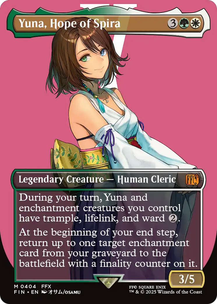 Yuna, Hope of Spira (404) [FINAL FANTASY] foil - Deck Out Gaming