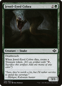 Jewel-Eyed Cobra (168) [Modern Horizons 2] foil - Deck Out Gaming
