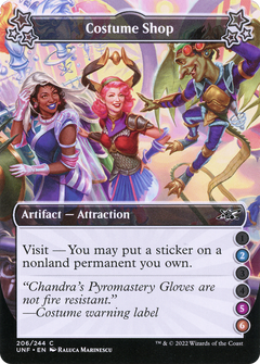 Costume Shop (2-5-6) (206) [Unfinity] foil - Deck Out Gaming