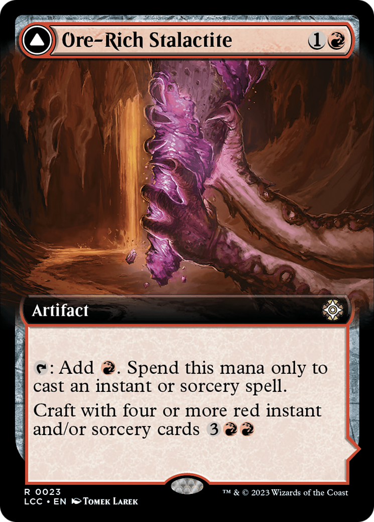 Ore-Rich Stalactite (Extended Art) (23) [The Lost Caverns of Ixalan Commander] - Deck Out Gaming