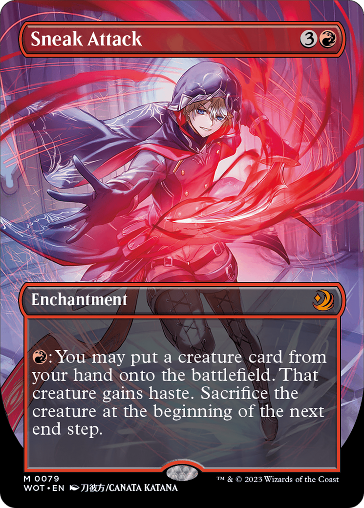 Sneak Attack (Anime Borderless) (79) [Wilds of Eldraine: Enchanting Tales] - Deck Out Gaming