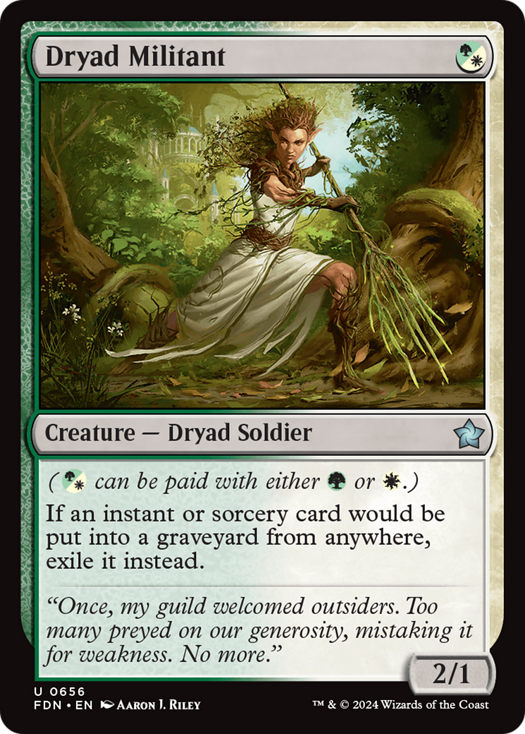 Dryad Militant (656) [Foundations] - Deck Out Gaming