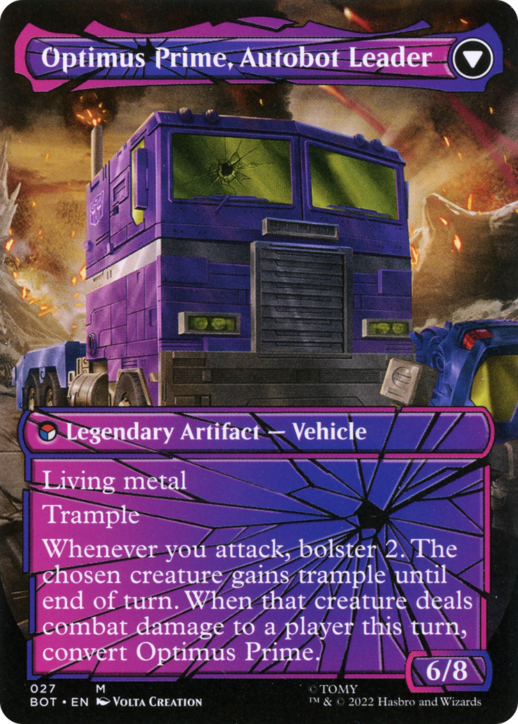Optimus Prime, Hero (Shattered Glass) (27) [Transformers] foil - Deck Out Gaming