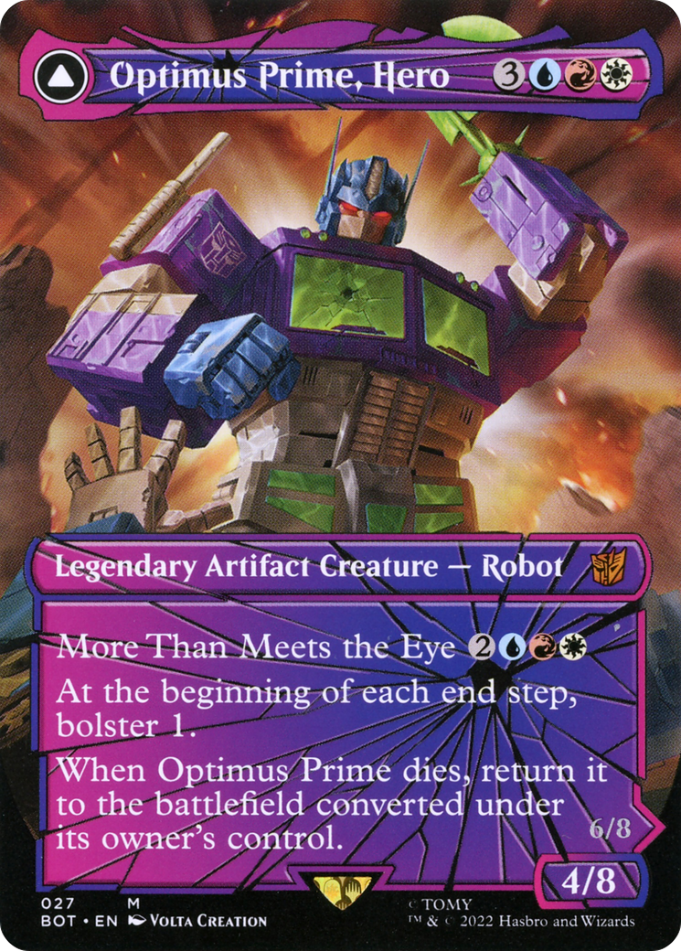 Optimus Prime, Hero (Shattered Glass) (27) [Transformers] - Deck Out Gaming