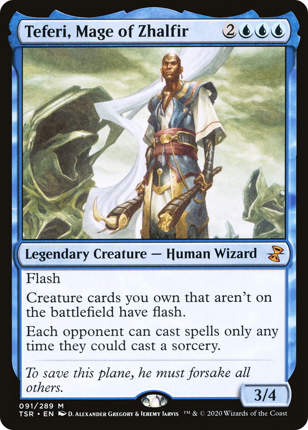 Teferi, Mage of Zhalfir (91) [Time Spiral Remastered] - Deck Out Gaming