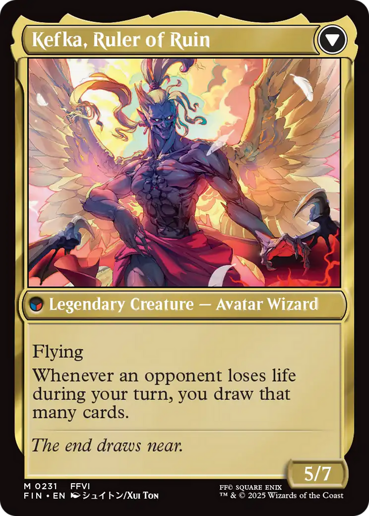 Kefka, Court Mage // Kefka, Ruler of Ruin (231) [FINAL FANTASY] foil - Deck Out Gaming