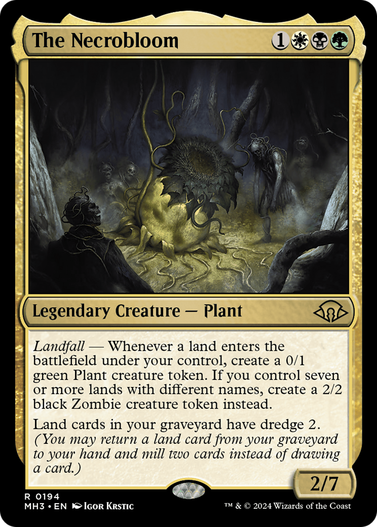 The Necrobloom (194) [Modern Horizons 3] foil - Deck Out Gaming