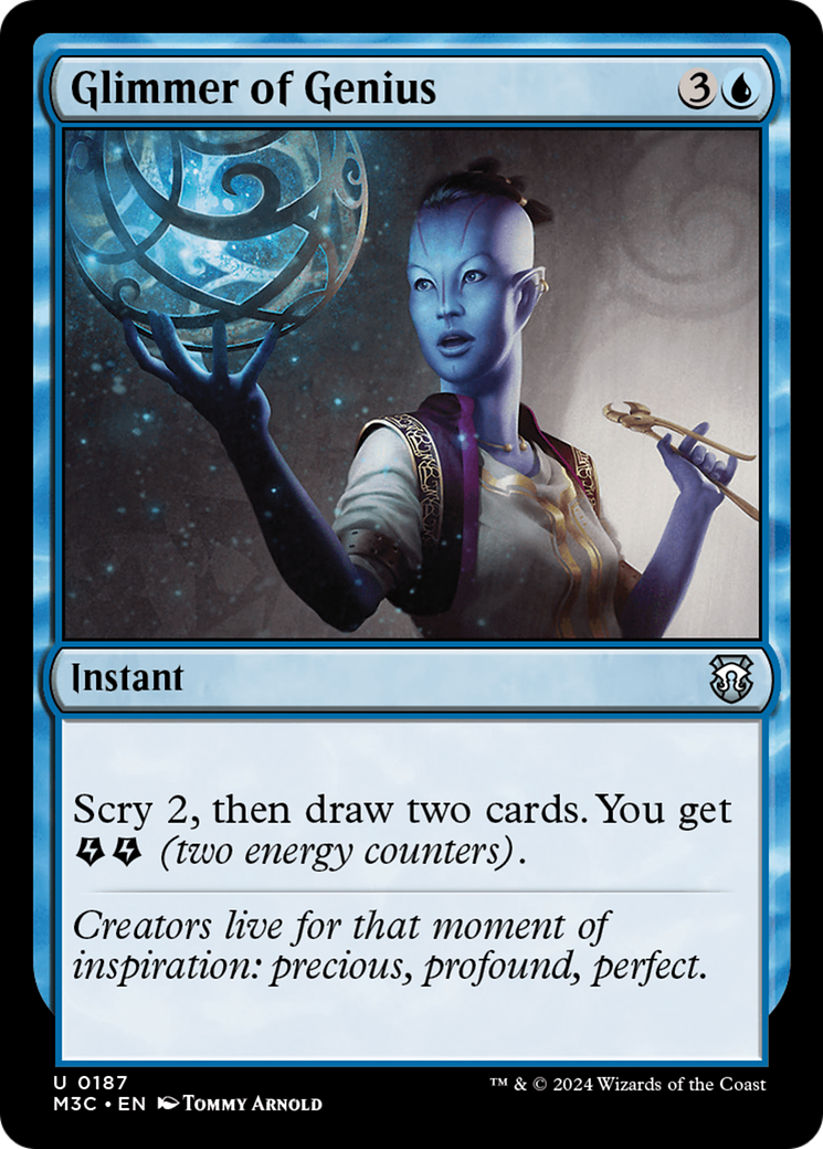 Glimmer of Genius (187) [Modern Horizons 3 Commander] - Deck Out Gaming