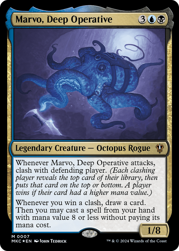 Marvo, Deep Operative (7) [Murders at Karlov Manor Commander] foil - Deck Out Gaming
