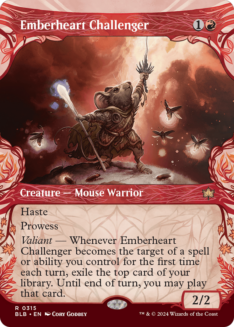 Emberheart Challenger (Showcase) (315) [Bloomburrow] - Deck Out Gaming
