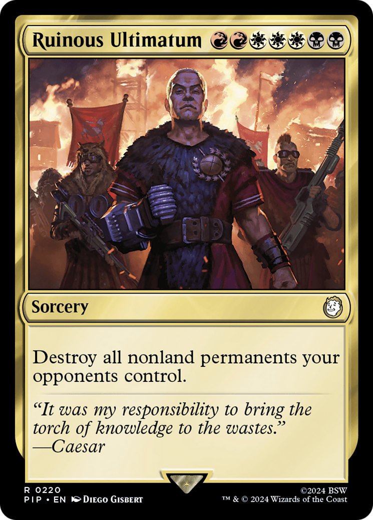Ruinous Ultimatum (220) [Fallout] foil - Deck Out Gaming