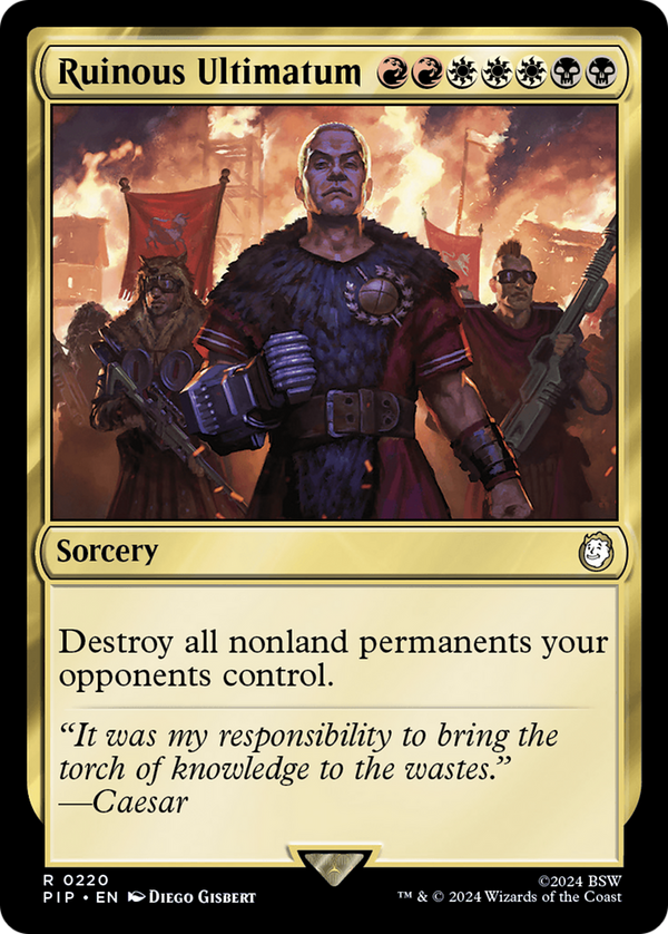 Ruinous Ultimatum (220) [Fallout] - Deck Out Gaming