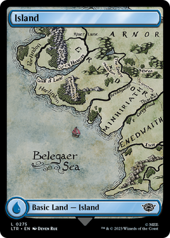 Island (0275) (275) [The Lord of the Rings: Tales of Middle-earth] foil - Deck Out Gaming