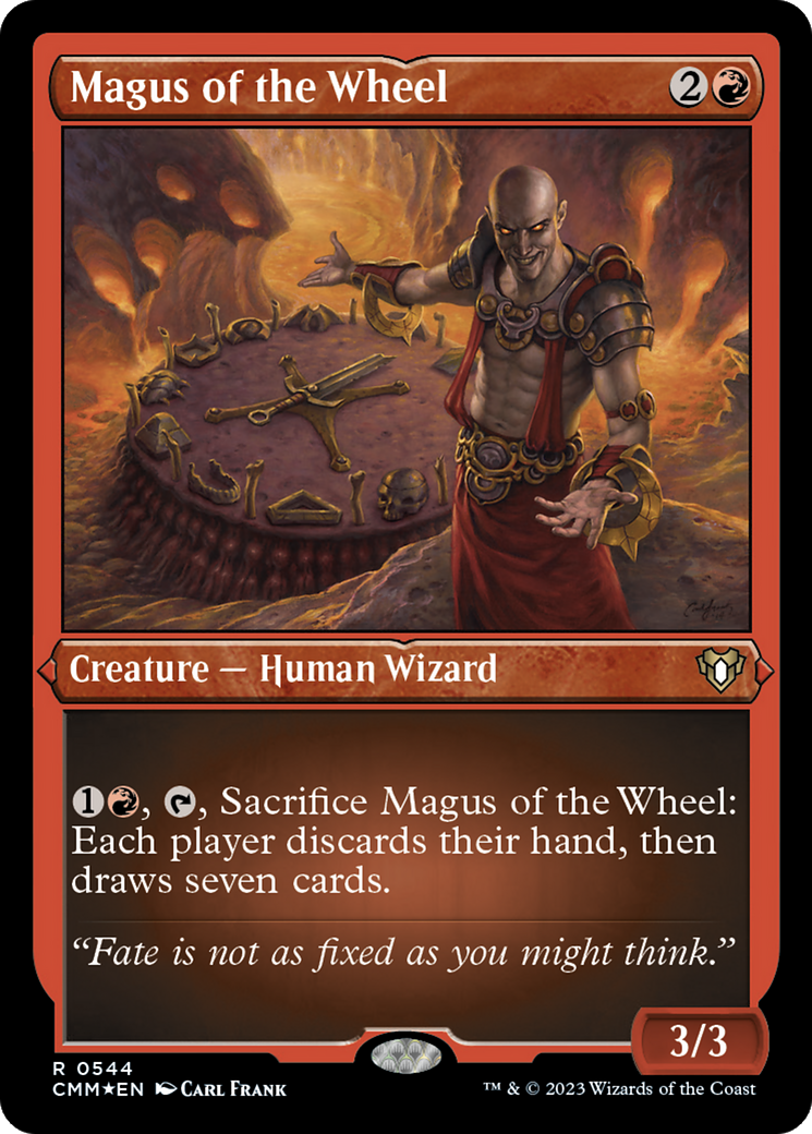 Magus of the Wheel (544) [Commander Masters] etched - Deck Out Gaming