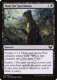 Hunt for Specimens (73) [Strixhaven: School of Mages] - Deck Out Gaming