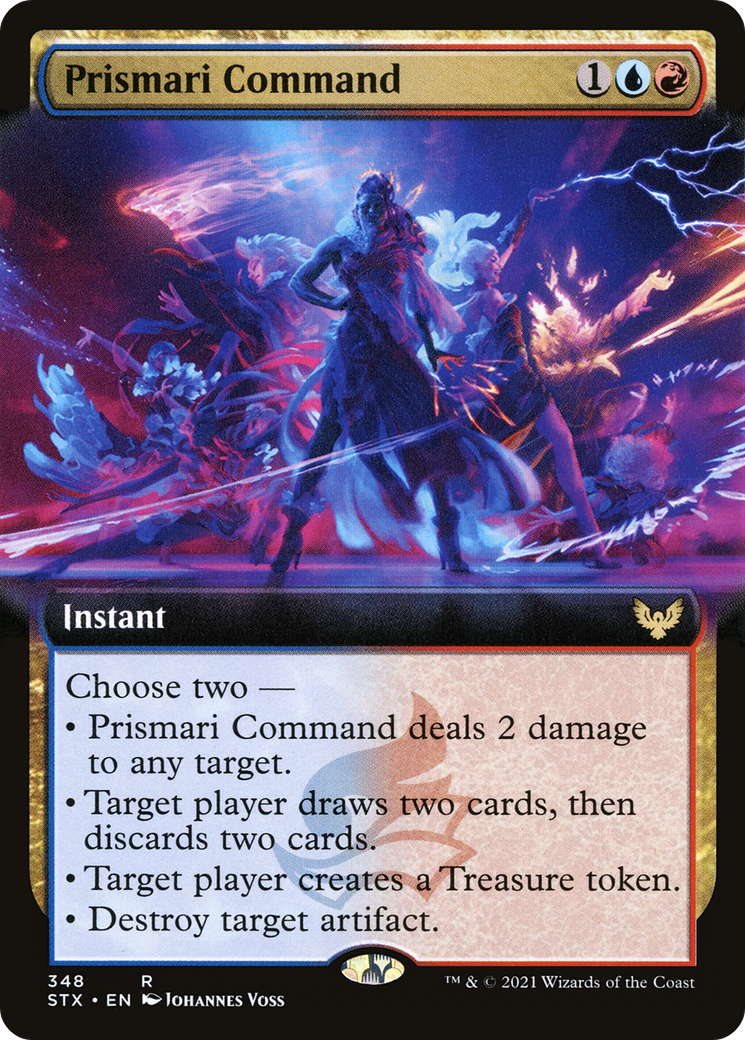Prismari Command (Extended Art) (348) [Strixhaven: School of Mages] - Deck Out Gaming