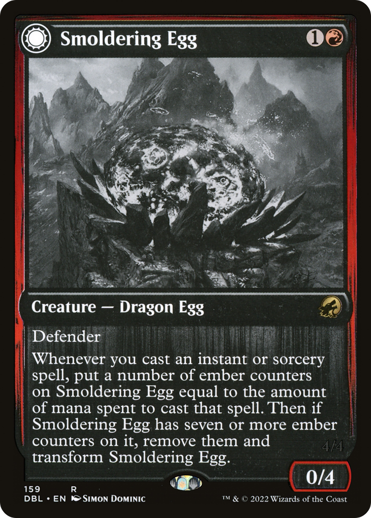 Smoldering Egg (159) [Innistrad: Double Feature] foil - Deck Out Gaming