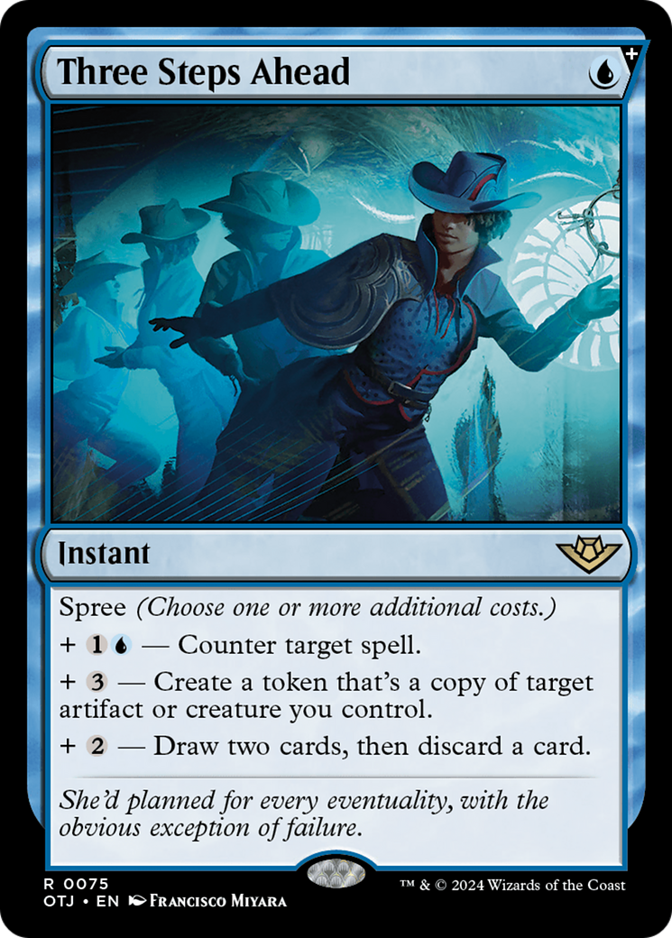 Three Steps Ahead (75) [Outlaws of Thunder Junction] foil - Deck Out Gaming