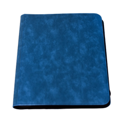 9-Pocket Zippered Toploader Binder - 252 Card Slots - Blue - Deck Out Gaming