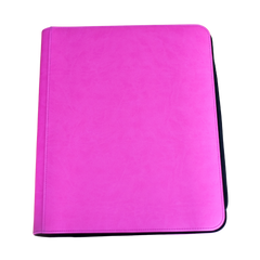9-Pocket Zippered Toploader Binder - 252 Card Slots - Pink - Deck Out Gaming
