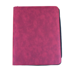 9-Pocket Zippered Toploader Binder - 252 Card Slots - Red - Deck Out Gaming