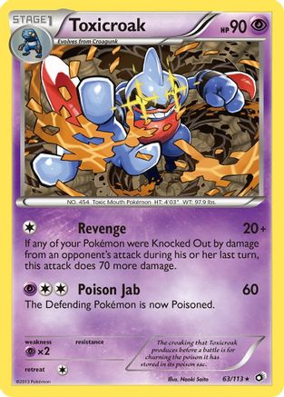 Toxicroak (63) [Legendary Treasures] Reverse Holofoil - Deck Out Gaming
