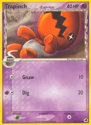 Trapinch - 068/101 (Delta Species) (68) [Dragon Frontiers] Reverse Holofoil - Deck Out Gaming