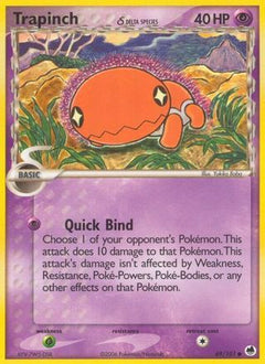 Trapinch - 069/101 (Delta Species) (69) [Dragon Frontiers] Reverse Holofoil - Deck Out Gaming
