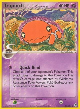 Trapinch - 069/101 (Delta Species) (69) [Dragon Frontiers] Reverse Holofoil - Deck Out Gaming