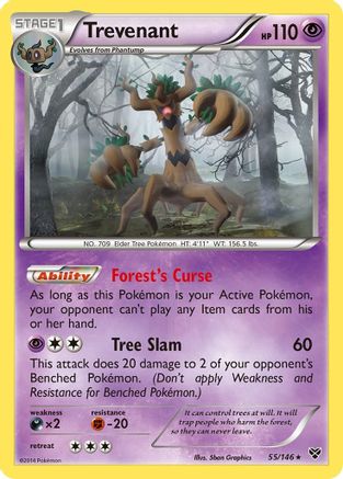 Trevenant (55) [XY Base Set] Holofoil - Deck Out Gaming