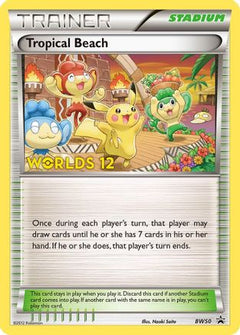Tropical Beach - BW50 (Worlds 12) (BW50) [Black and White Promos] - Deck Out Gaming