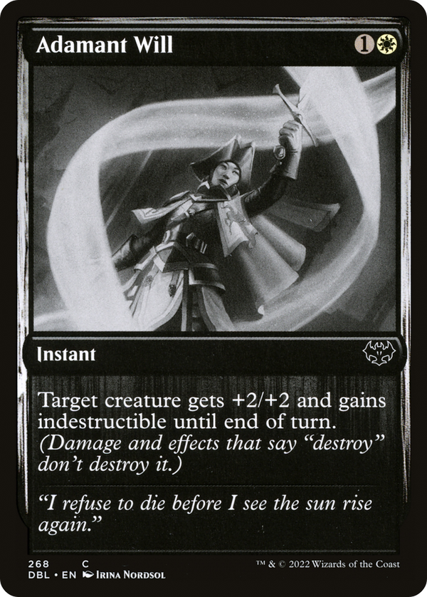 Adamant Will (268) [Innistrad: Double Feature] foil - Deck Out Gaming