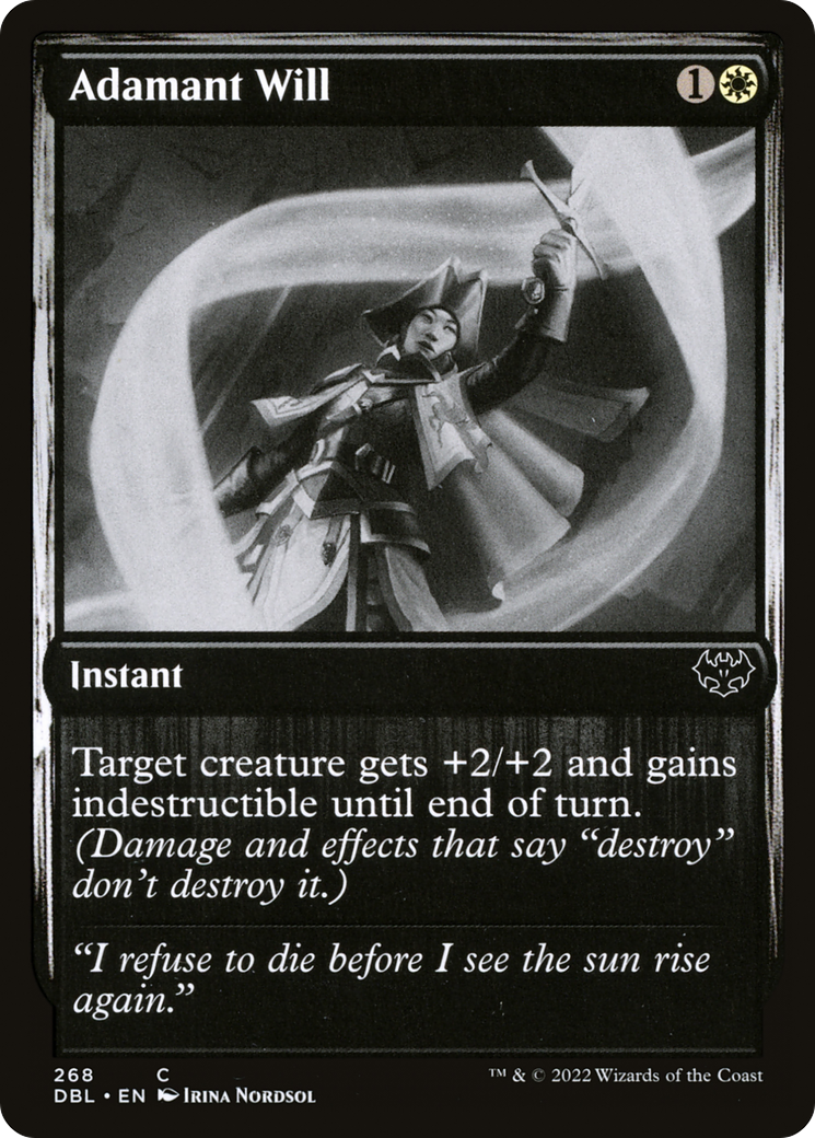 Adamant Will (268) [Innistrad: Double Feature] - Deck Out Gaming