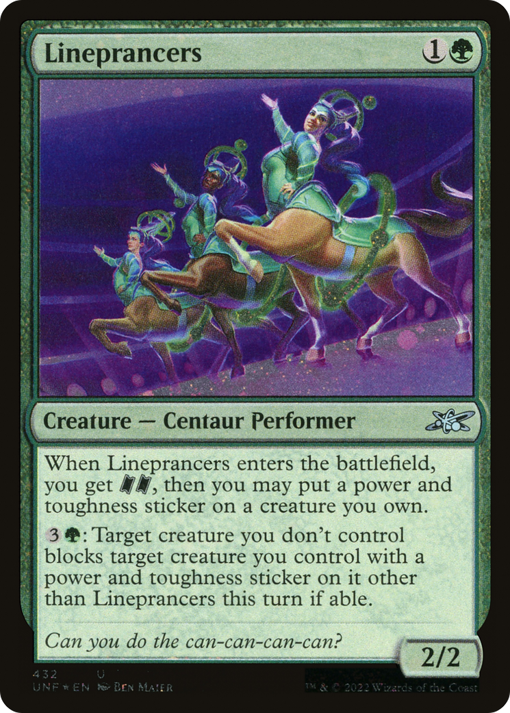 Lineprancers (Galaxy Foil) (432) [Unfinity] foil - Deck Out Gaming