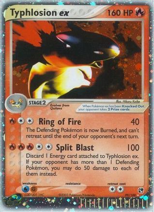 Typhlosion ex (99) [Sandstorm] Holofoil - Deck Out Gaming