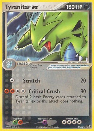 Tyranitar ex (Holo) (17) [POP Series 1] Holofoil - Deck Out Gaming