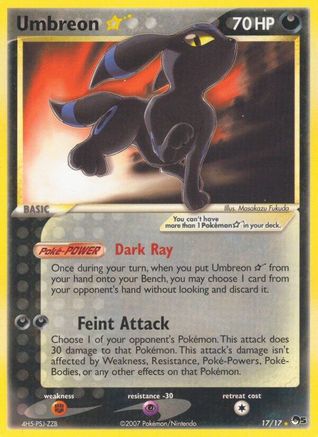 Umbreon Star (17) [POP Series 5] Holofoil - Deck Out Gaming
