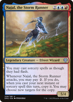 Najal, the Storm Runner (208) [Dominaria United] - Deck Out Gaming
