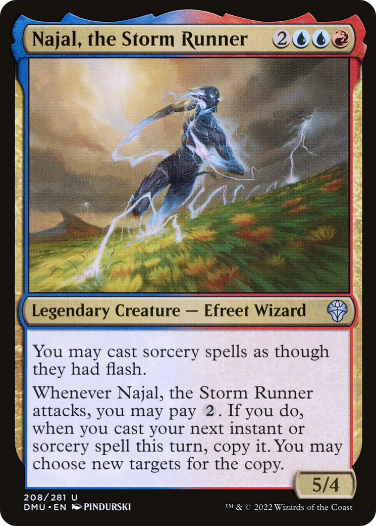 Najal, the Storm Runner (208) [Dominaria United] - Deck Out Gaming