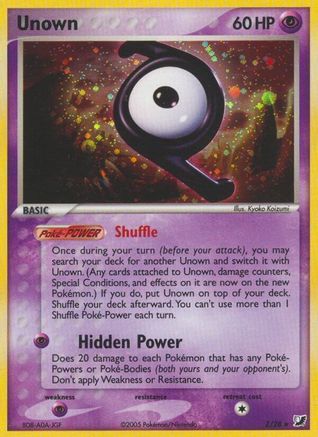 Unown (Z) (Z) [Unseen Forces] Holofoil - Deck Out Gaming