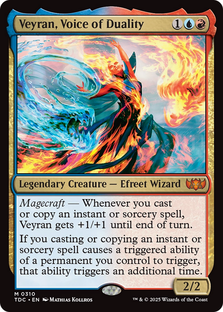 Veyran, Voice of Duality (310) [Commander: Tarkir: Dragonstorm] - Deck Out Gaming