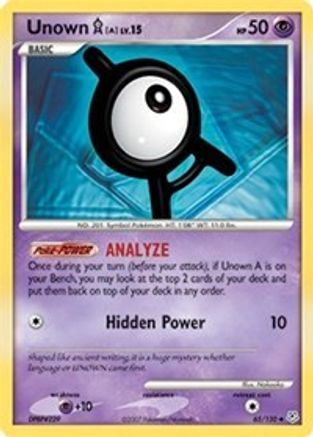 Unown [A] (65) [Diamond and Pearl] - Deck Out Gaming