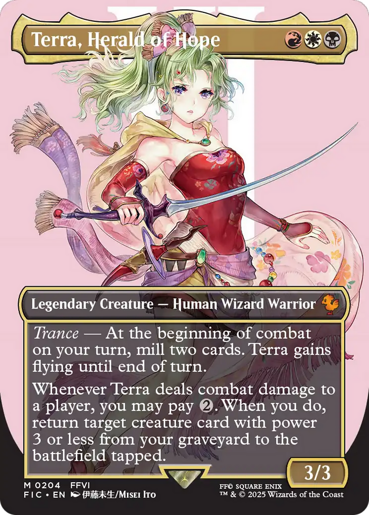 Terra, Herald of Hope (204) [Commander: FINAL FANTASY] foil - Deck Out Gaming