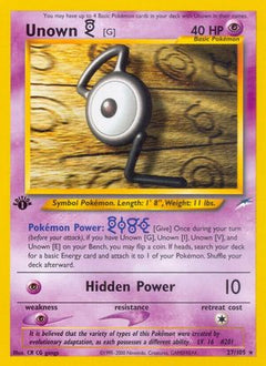 Unown [G] (27) [Neo Destiny] 1st Edition - Deck Out Gaming