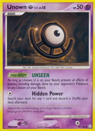 Unown (U) () [Legends Awakened] Reverse Holofoil - Deck Out Gaming